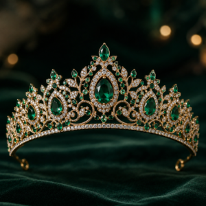 Rosabelle Emerald Royale Tiara